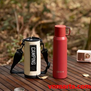 Bình giữ nhiệt Inox 304 có kèm túi đeo tiện lợi