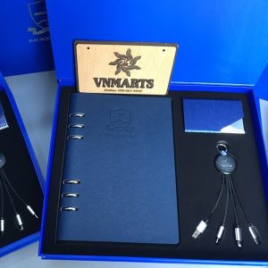 Bộ quà tặng sổ da bìa còng tại VNMARTS