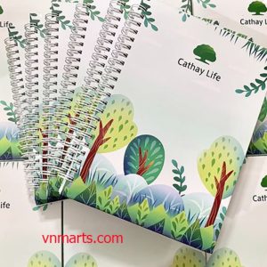 Mẫu quà tặng sổ tay lò xo