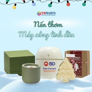 Nến thơm hay máy xông tinh dầu là quà tặng thích hợp cho nhân viên, đối tác nữ vào ngày 08/03 và 20/10