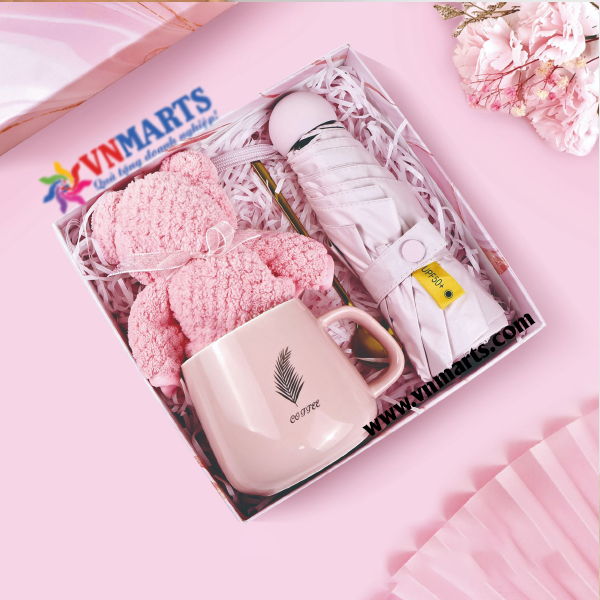 Bộ quà tặng gấu bông và dù