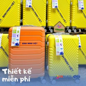 Balo hoặc vali in logo trường