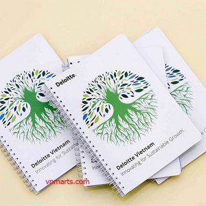 Bộ sổ tay lò xo và bút