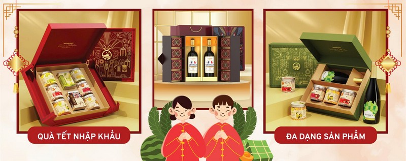 Gợi ý combo lời chúc Tết + quà tặng doanh nghiệp cùng VNMARTS
